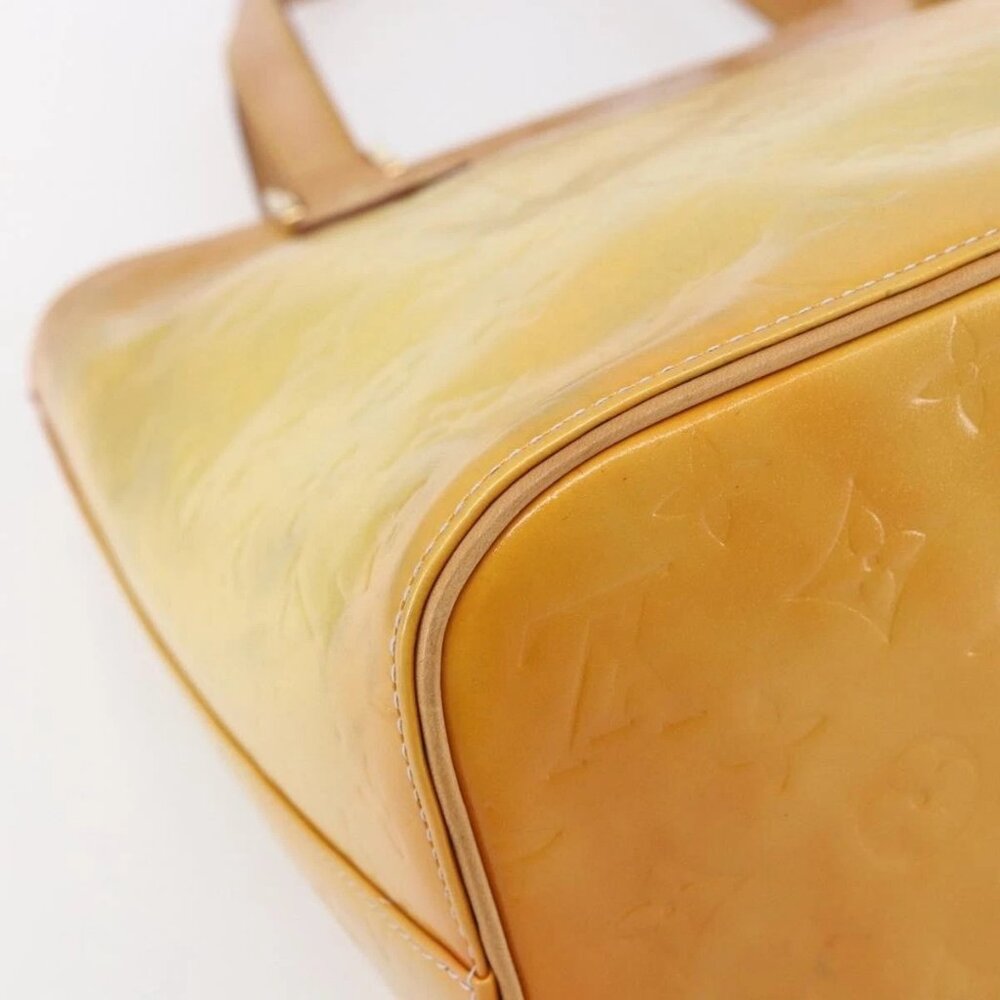 LOUIS VUITTON Monogram Vernis Houston Hand Bag Gris M91053 LV Auth BA8340 - Picture 11 of 16